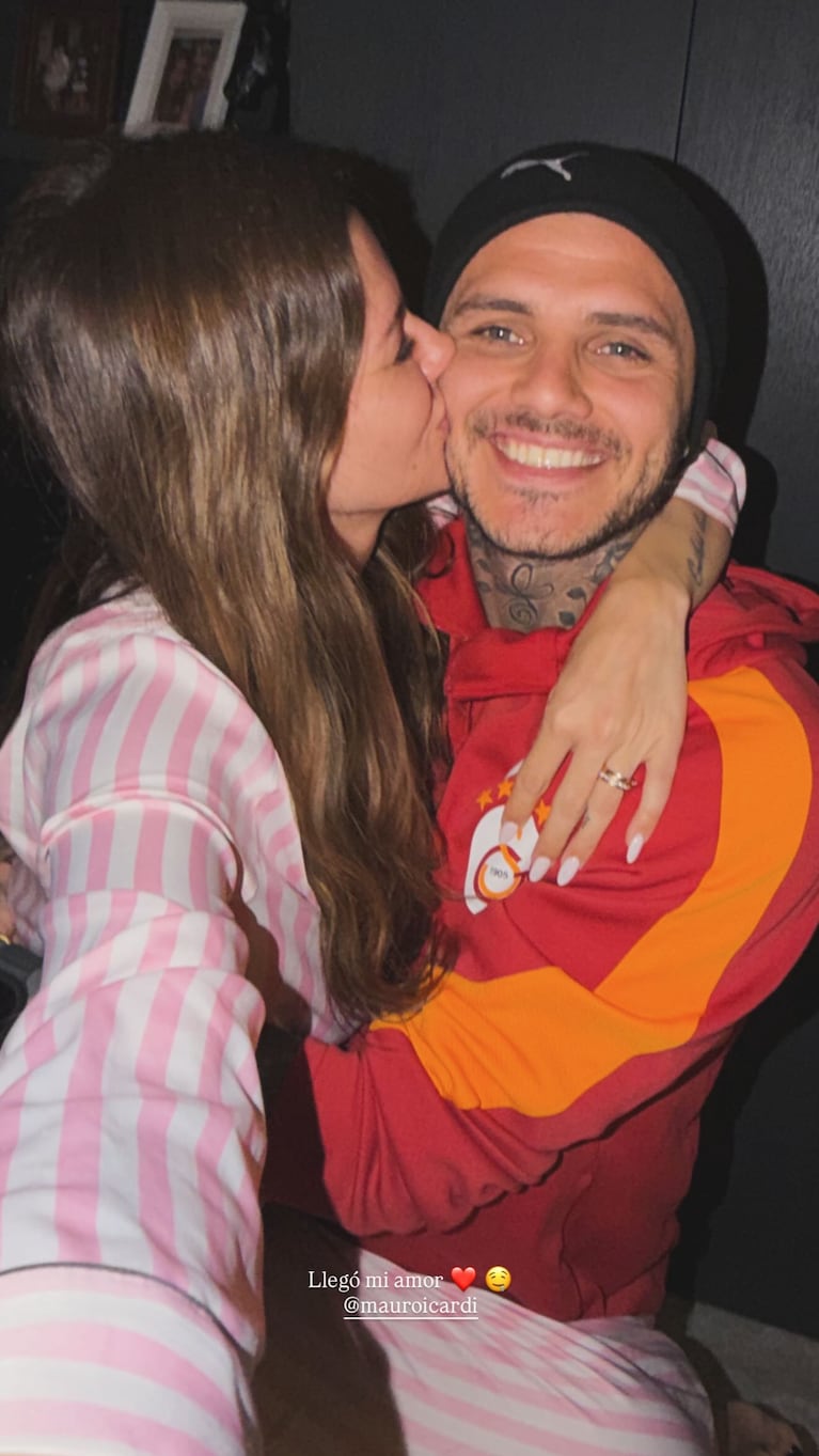 La China Suárez y Mauro Icardi. Foto: Instagram @sangrejaponesa