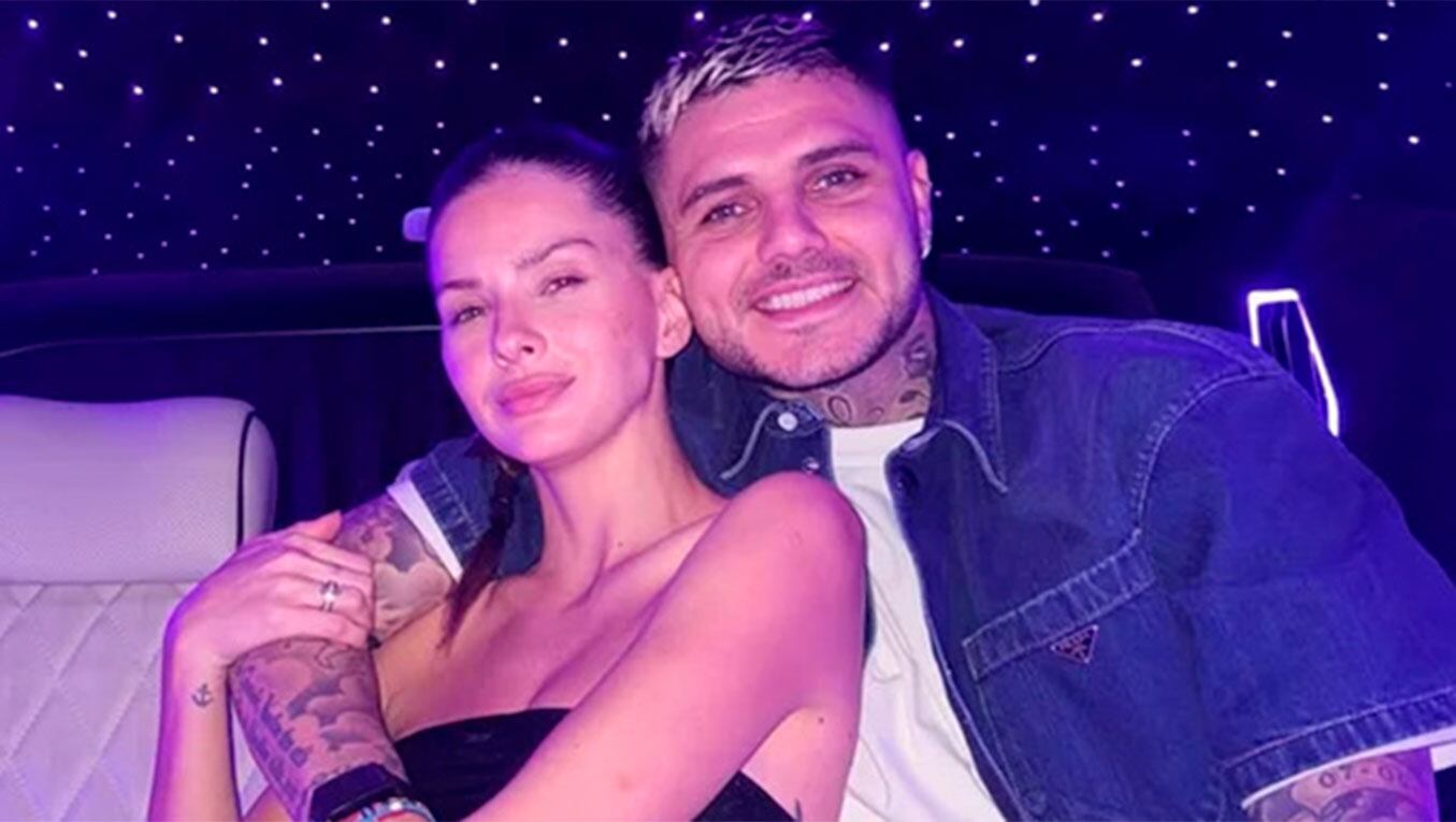 La China Suárez y Mauro Icardi (Foto: redes sociales).
