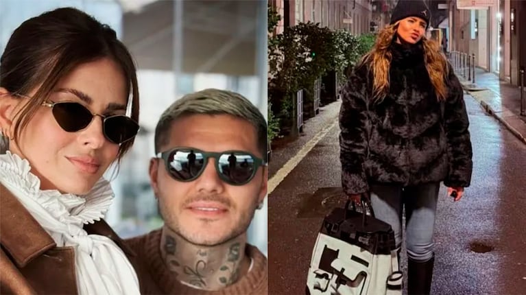 La China Suárez y Mauro Icardi (Fotos: redes sociales).