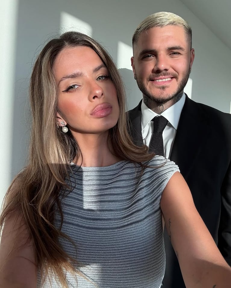 La China Suárez y Mauro Icardi, juntos y muy enamorados (Foto: IG @sangrejaponesa)