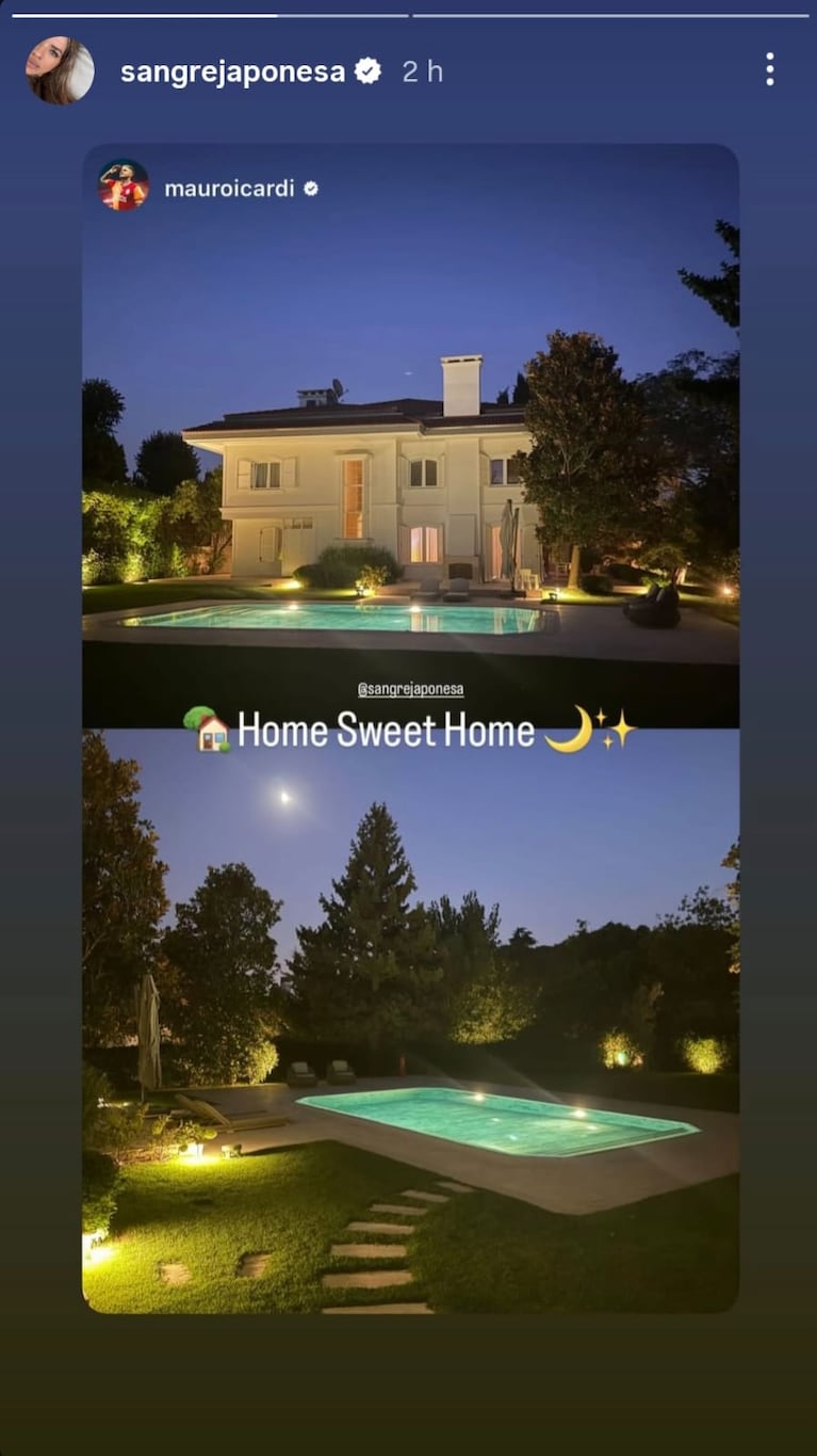 La China Suárez y Mauro Icardi mostraron su casa en Turquía (Foto: captura de Instagram).