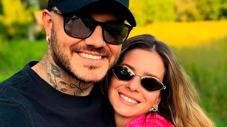 La China Suárez y Mauro Icardi, muy enamorados (Foto: Instagram @sangrejaponesa)