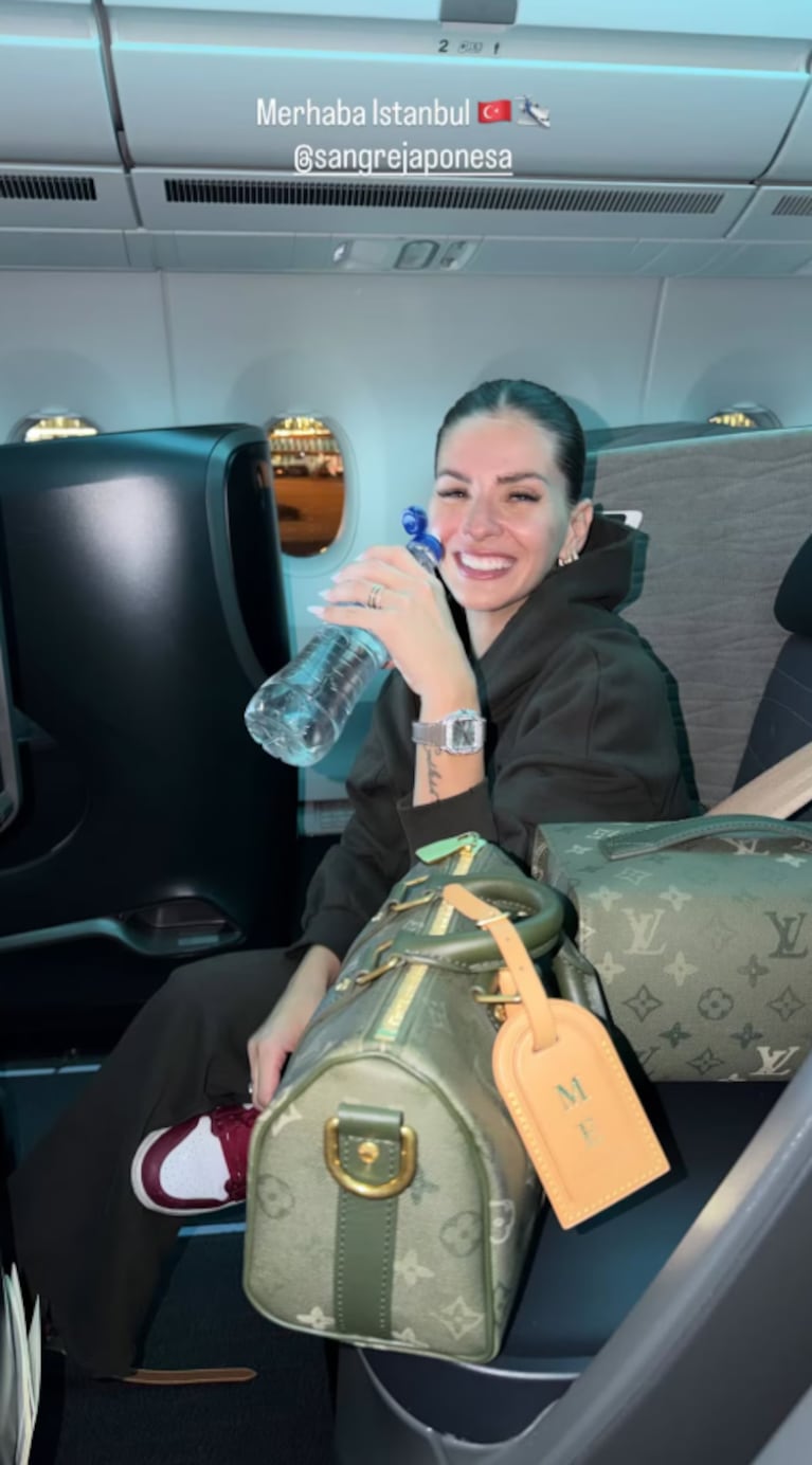 La China Suárez y Mauro Icardi regresaron a Turquía y la nieve fue la primera en recibirlos | Créditos: Instagram @mauroicardi @sangrejaponesa