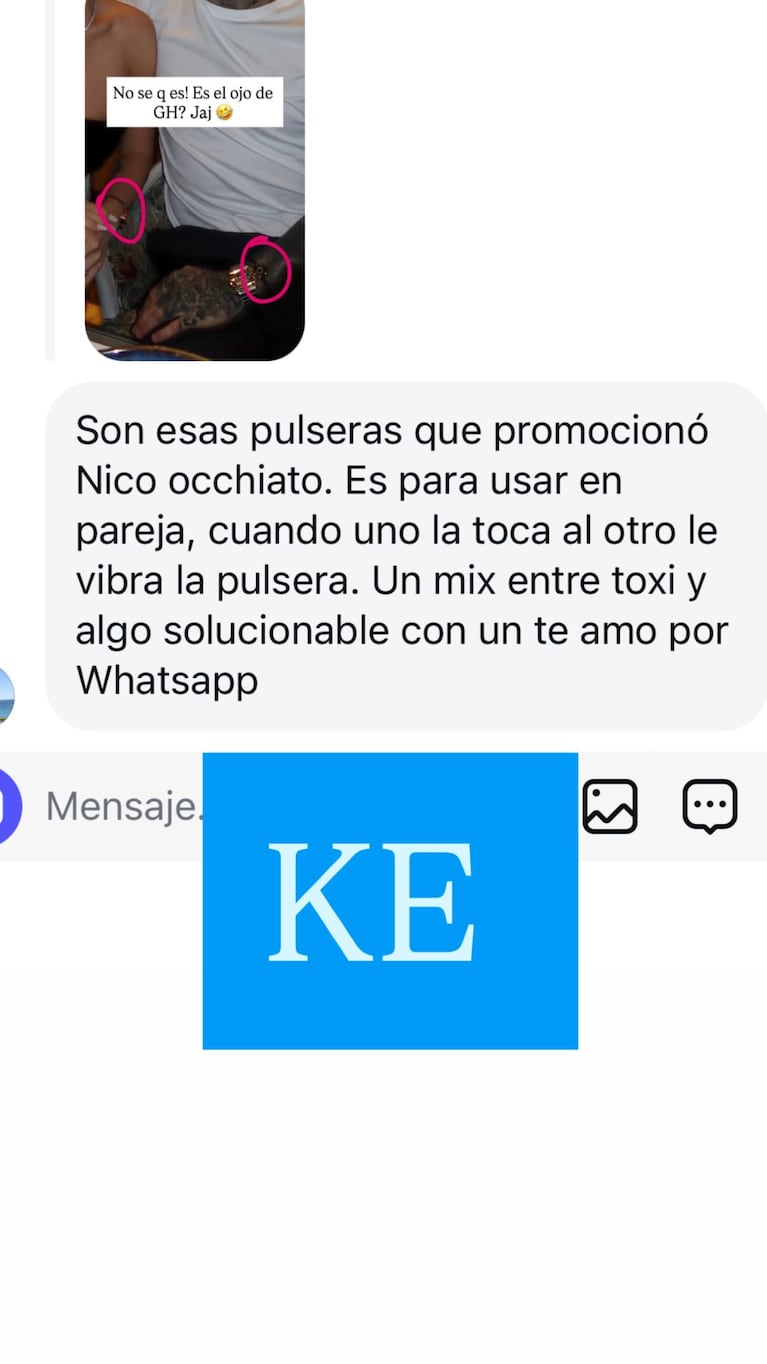 La China Suárez y Mauro Icardi tienen las pulseras de la distancia (Foto: captura de Instagram/@juariu).