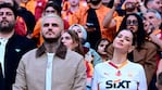 La China y Mauro Icardi en el estadio del Galatasaray (Foto: Instagram @skyspor_tr)