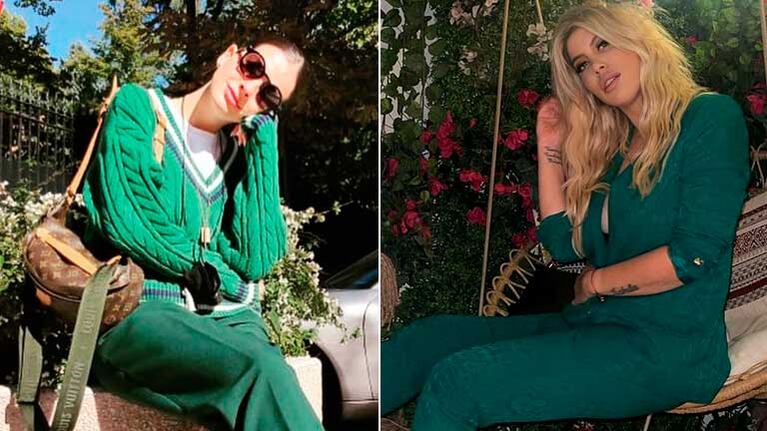 La China y Wanda volvieron a coincidir en las redes con ropa muy parecida