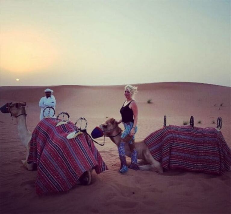 La cita romántica de Wanda Nara y Mauro Icardi en el desierto de Dubai