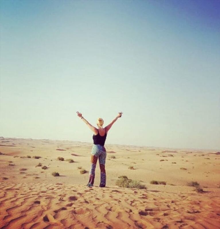 La cita romántica de Wanda Nara y Mauro Icardi en el desierto de Dubai