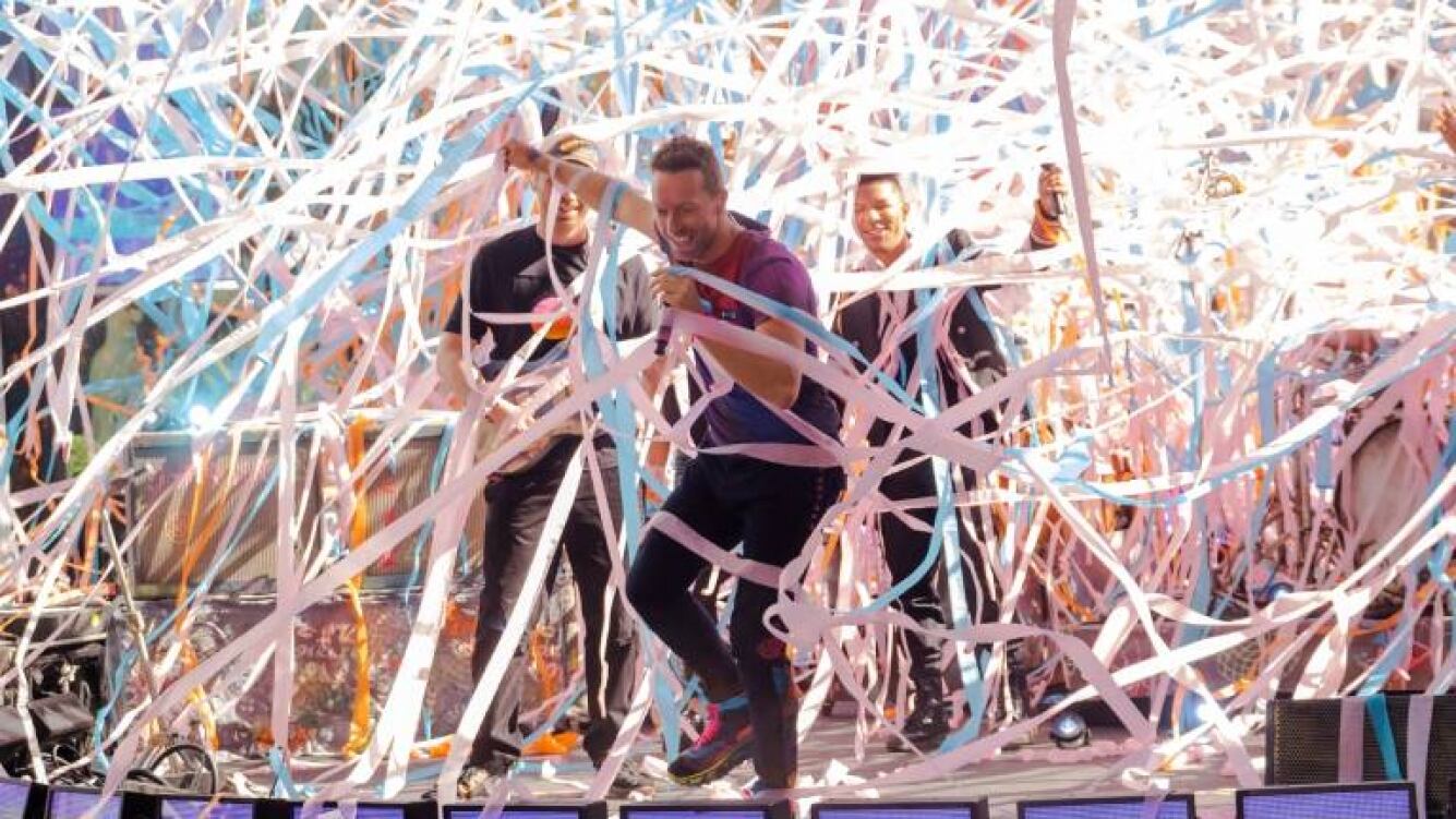 La cláusula pro reciclaje de Coldplay: exige que se recicle después de cada show