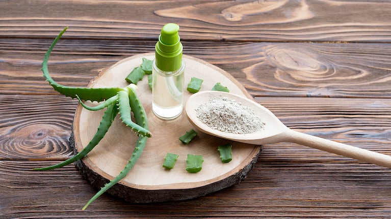 La combinación de Aloe vera y romero, una solución para la caída del cabello. Foto: Freepik