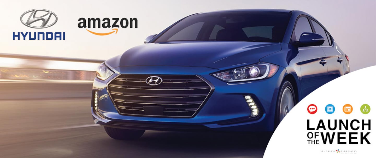 La compra de autos llegará a la era digital con Hyundai y Amazon