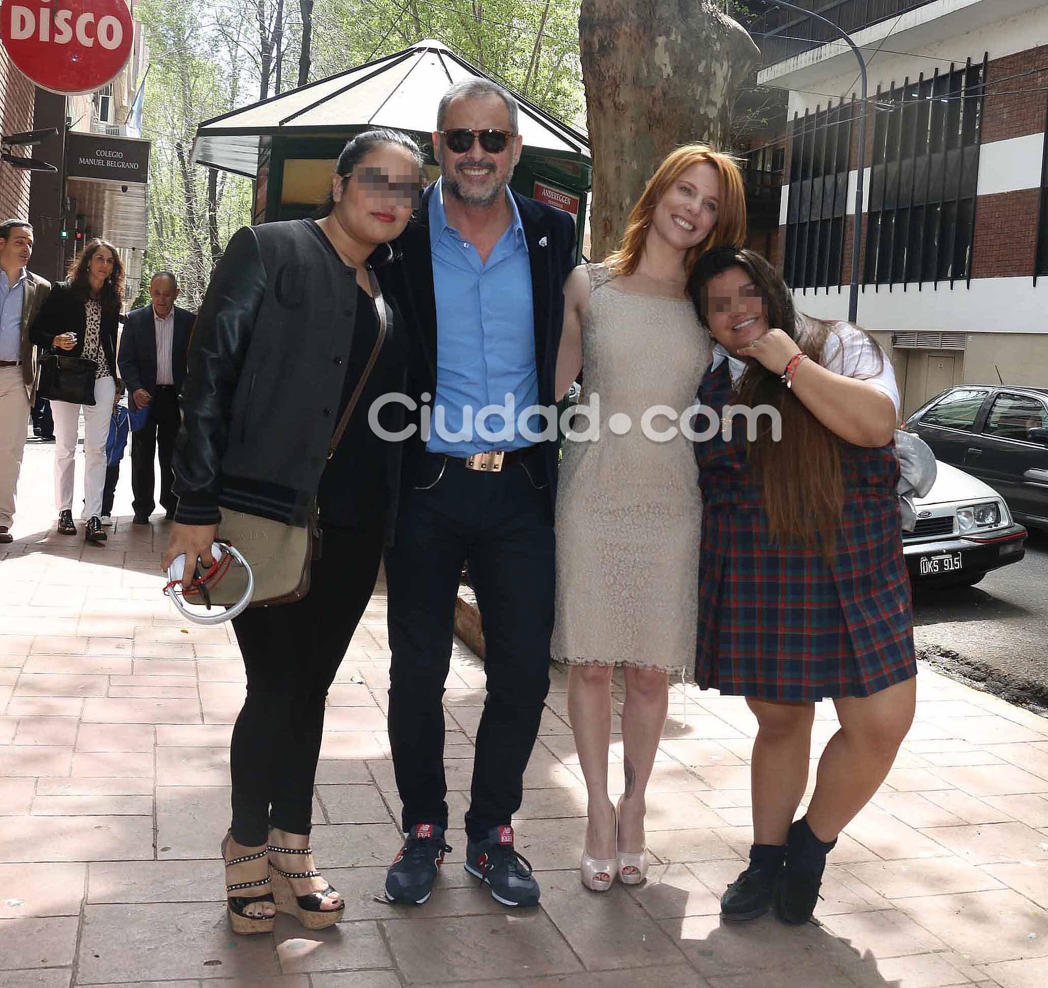 La comunión en familia de Morena Rial. Foto: Movilpress
