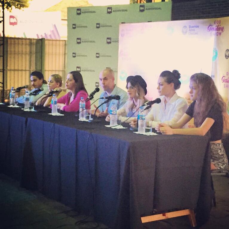 La conferencia de prensa del lanzamiento del evento (Foto: Twitter). 