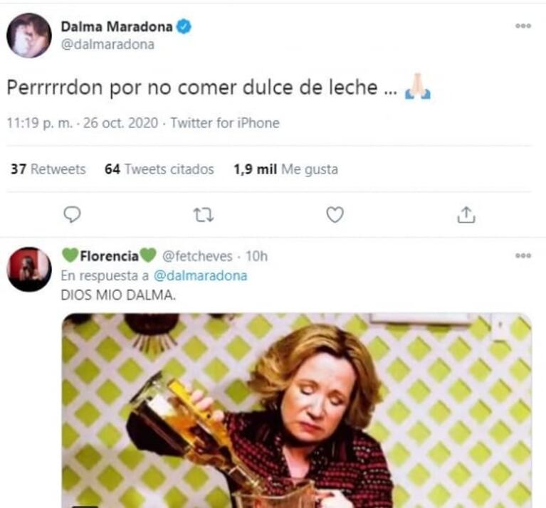 La confesión de Dalma Maradona en MasterChef Celebrity que revolucionó las redes: "Yo no como dulce de leche"