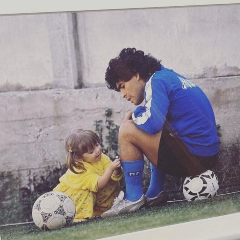 La conmovedora anécdota de Dalma Maradona detrás de su foto con Diego: "Le dije a mi mamá que la tire porque estaba enojada"