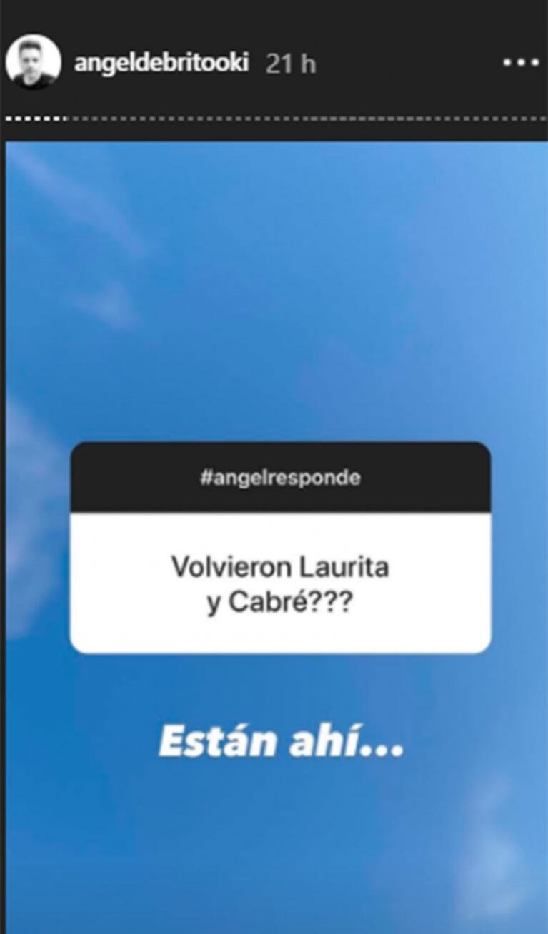 La contundente definición de Ángel de Brito sobre Laurita Fernández y Nicolás Cabré: "Para mí no vuelven"