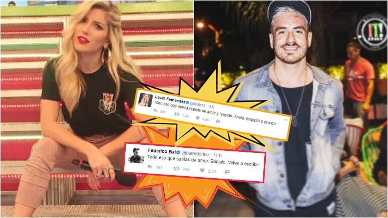 La contundente indirecta twittera de Laurita Fernández a un mensaje de Fede Bal. Foto: Instagram