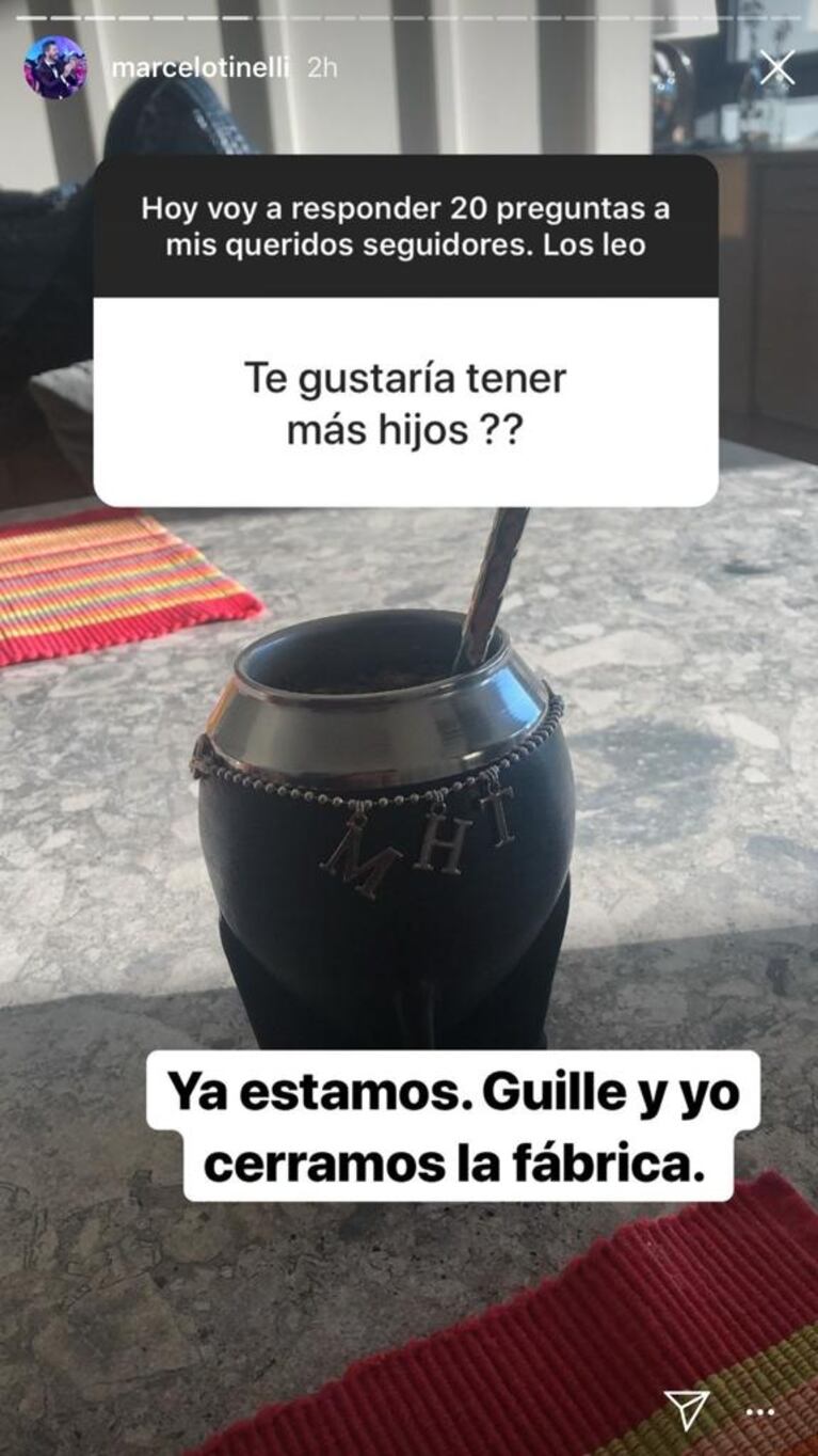 La contundente respuesta de Marcelo Tinelli cuando le preguntaron si tendrá más hijos con Guillermina Valdés