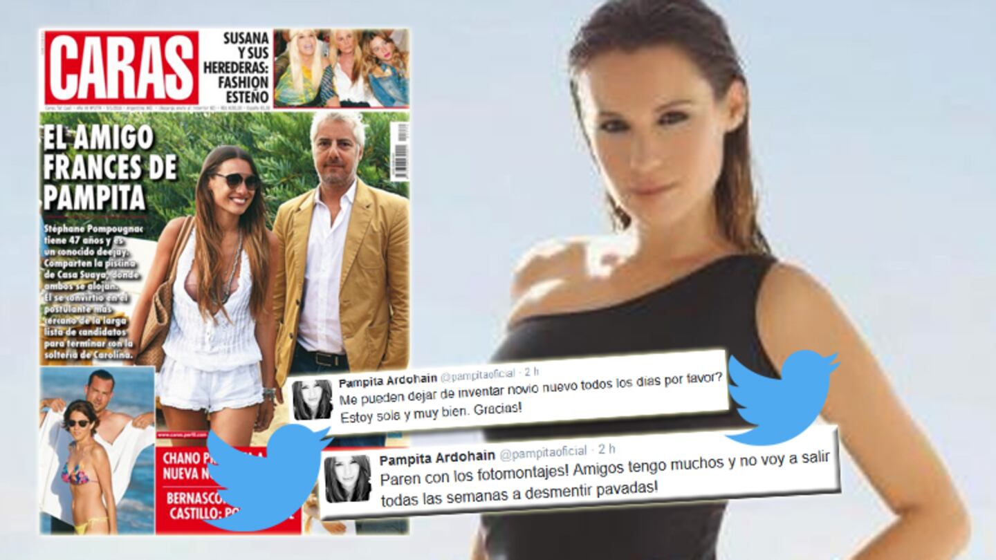 La contundente respuesta de Pampita tras la tapa de Caras junto a un DJ (Foto: revista Caras y Web)