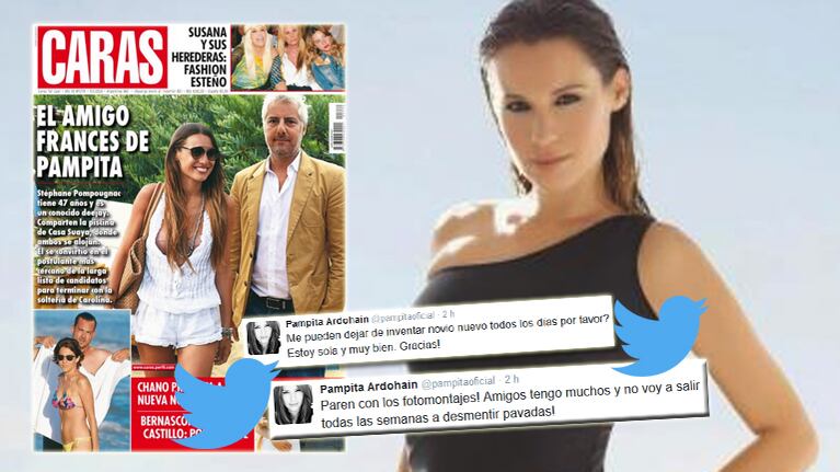 La contundente respuesta de Pampita tras la tapa de Caras junto a un DJ (Foto: revista Caras y Web)