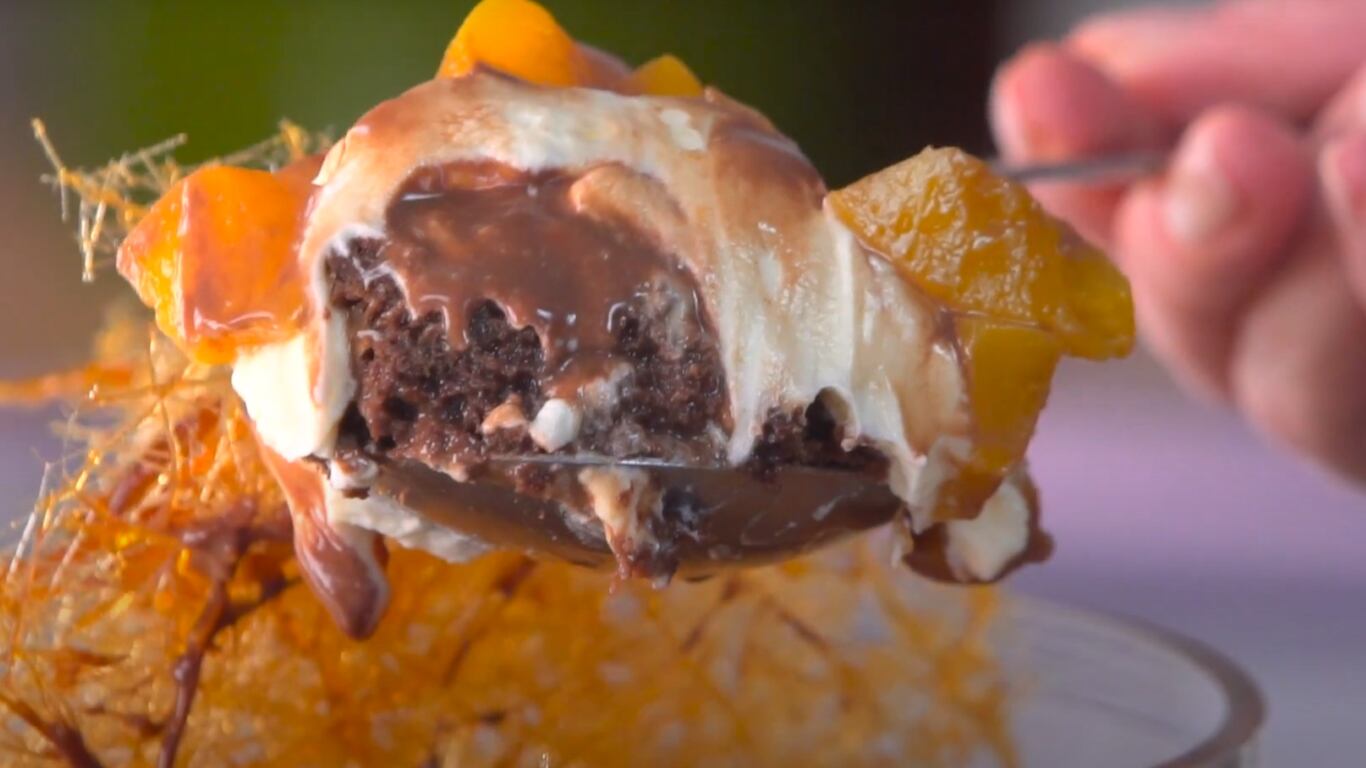 La Copa Melba, un postre tradicional de la pastelería francesa. Foto: Cucinare.TV