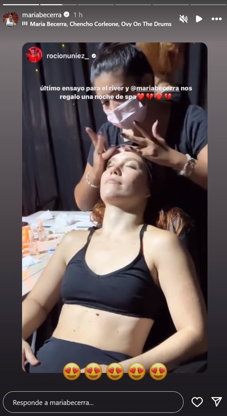 La coreógrafa de María Becerra reveló el regalo que la artista le hizo a su equipo antes de su show en River