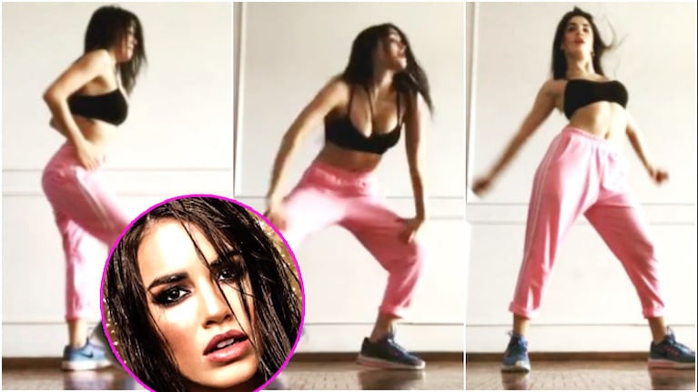 La coreografía ultra sensual de Lali Espósito en Instagram (Fotos: Captura de Instagram)