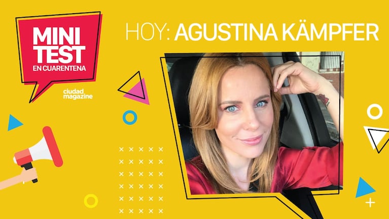 La cuarentena de Agustina Kämpfer: Juan merece una madre relajada y mira la tele para poder darme un buen baño tranquila
