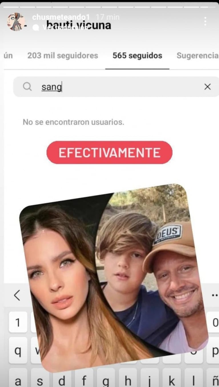 La decisión de Bautista Vicuña sobre China Suárez tras la separación de su papá: la dejó de seguir en Instagram