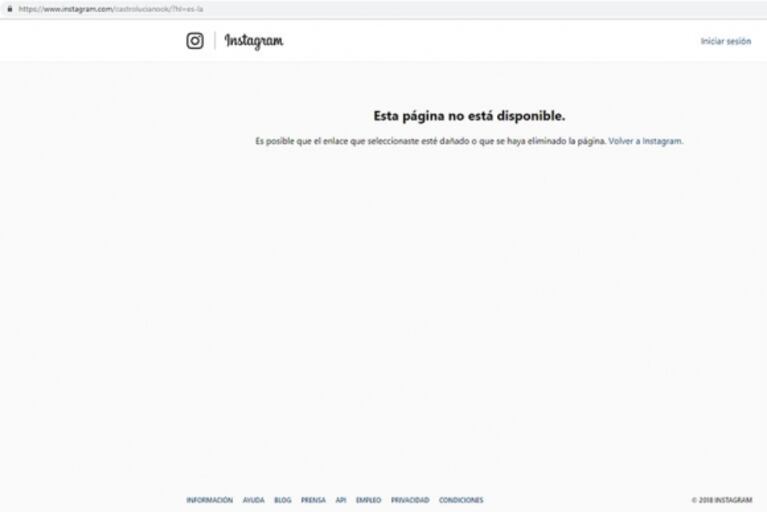 La decisión de Luciano Castro tras el escándalo por el hackeo en Instagram a Sabrina Rojas y a su cuenta