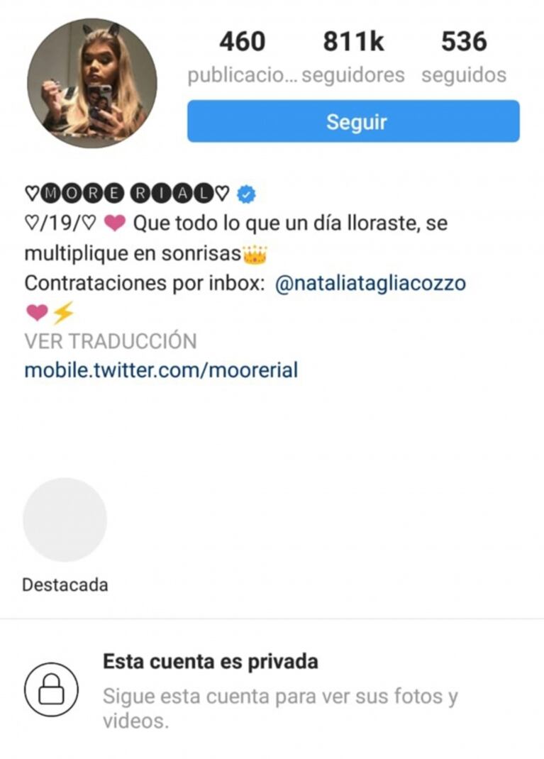 La decisión de Morena Rial, tras el escándalo por los mensajes contra su padre