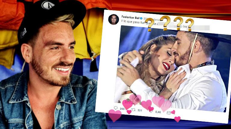 La declaración de amor de Fede Bal a Laurita Fernández