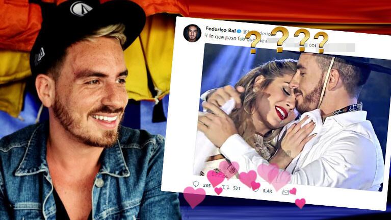 La declaración de amor de Fede Bal a Laurita Fernández