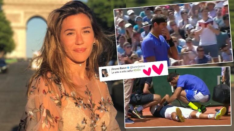  La declaración de amor de Jimena Barón a Juan Martín del Potro (Foto: Twitter)