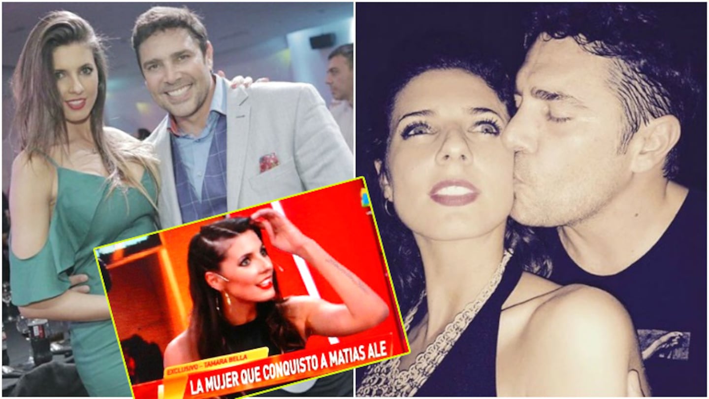 La declaración de amor de Matías Alé a Tamara Bella tras aparecer en TV (Fotos: Instagram)