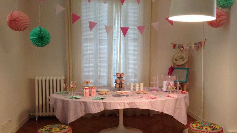 La decoración para el cumple de Lupe la hizo Chechu Bonelli. (Foto: álbum personal Chechu Bonelli)