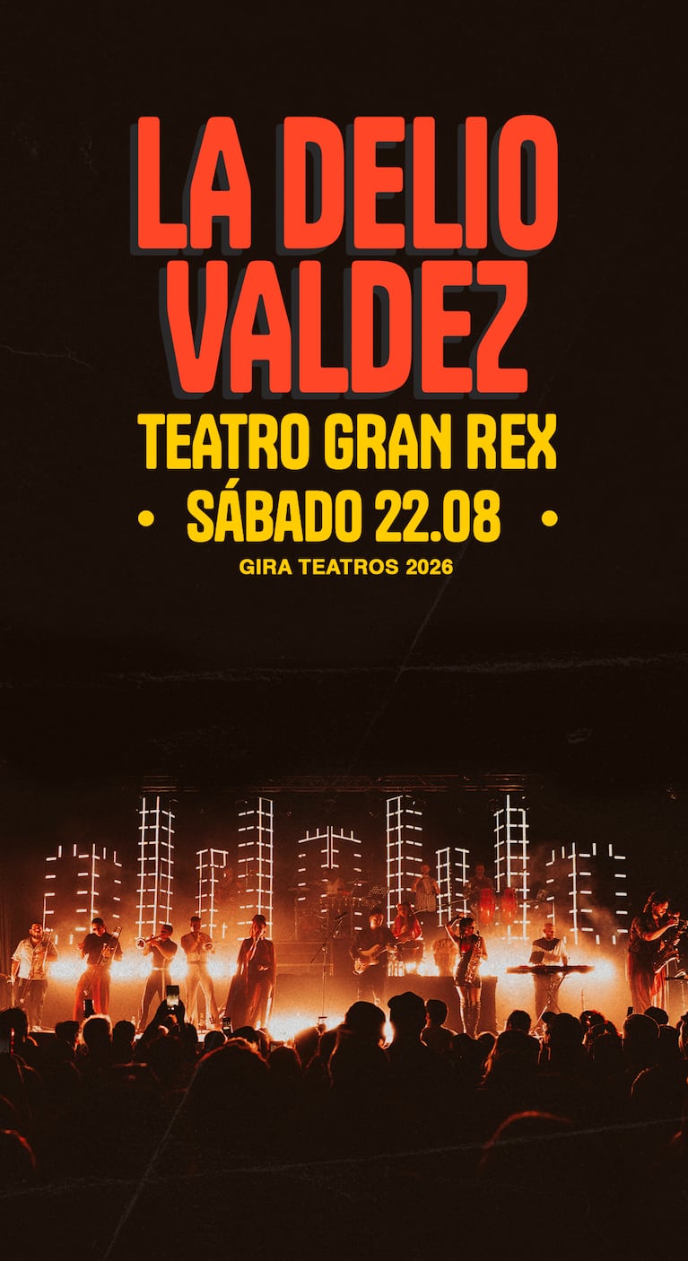 La Delio Valdez anunció su Gira de Teatros 2026 y vuelve al Gran Rex en Buenos Aires