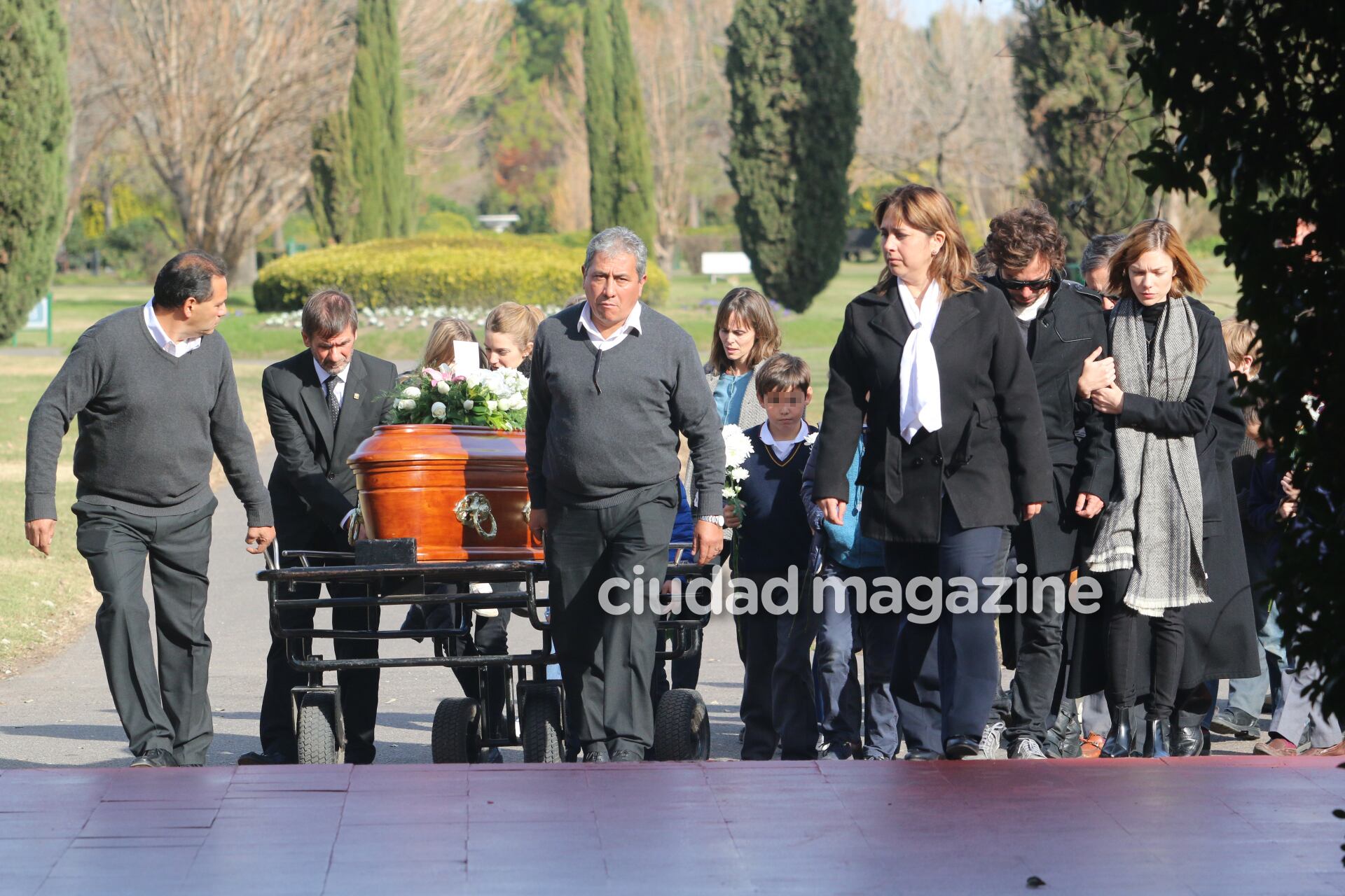La despedida a María Eugenia Laprida. Foto: Movilpress