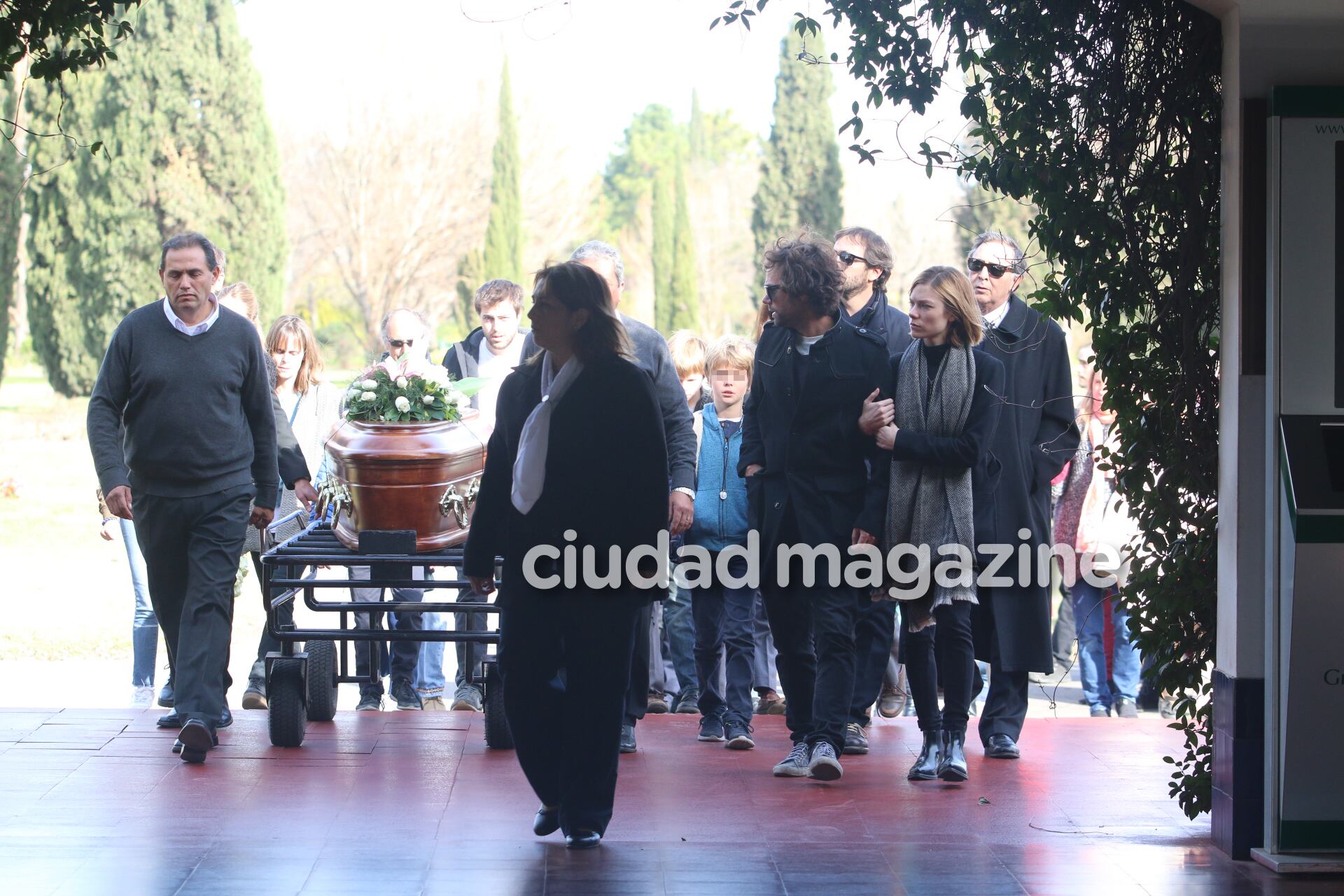 La despedida a María Eugenia Laprida. Foto: Movilpress