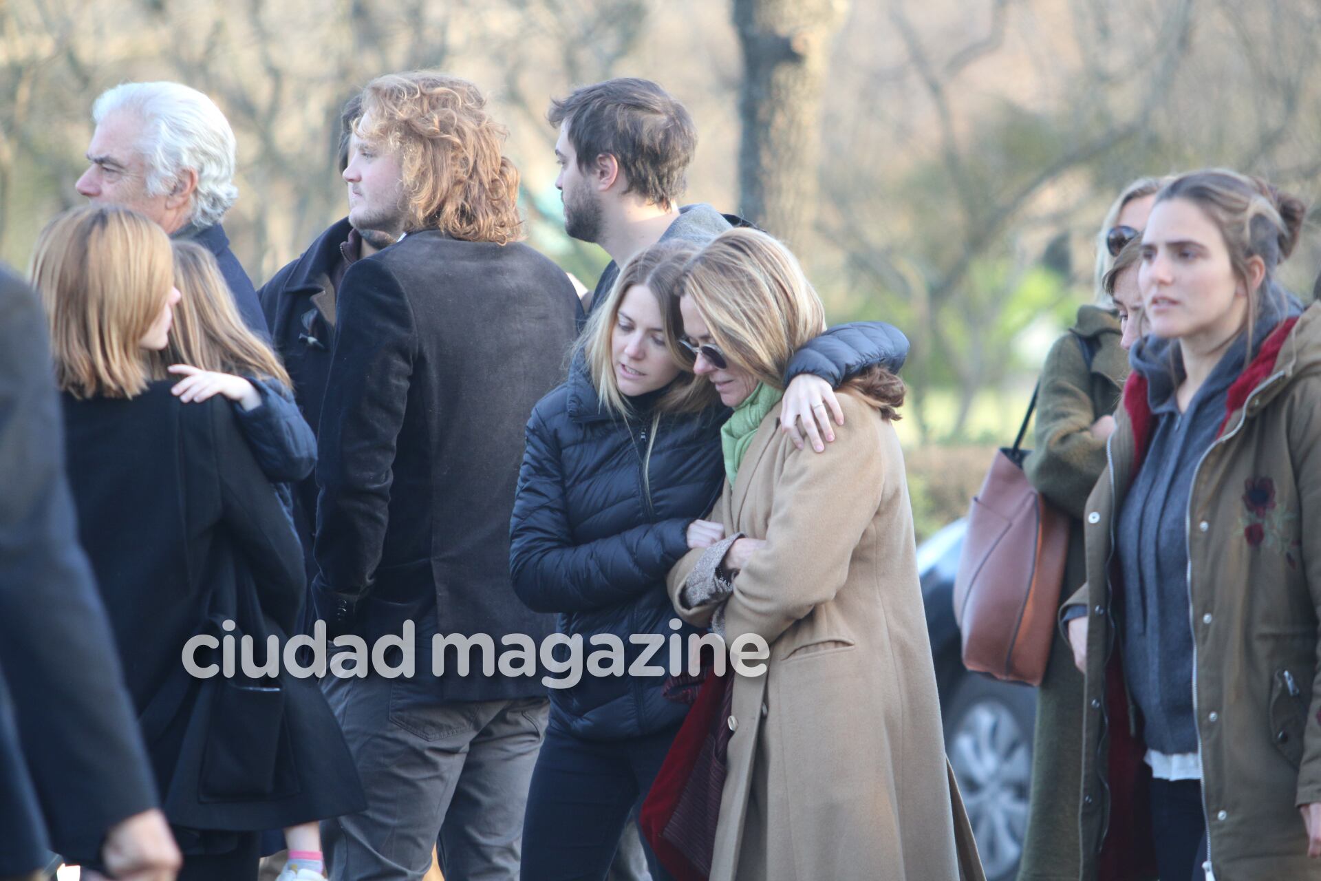 La despedida a María Eugenia Laprida. Foto: Movilpress