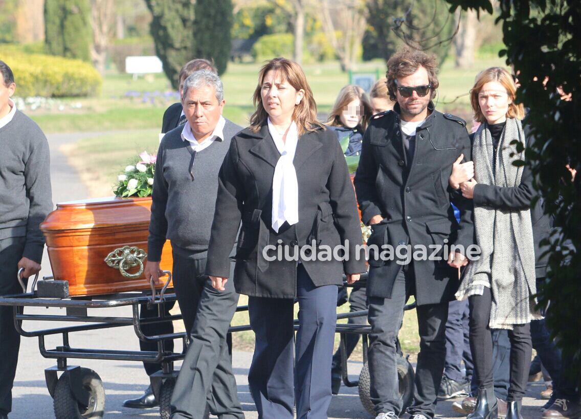 La despedida a María Eugenia Laprida. Foto: Movilpress