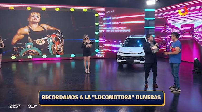 La despedida de Guido Kaczka a Locomotora Oliveras, quien fue parte de sus programas | Créditos: captura ElTrece