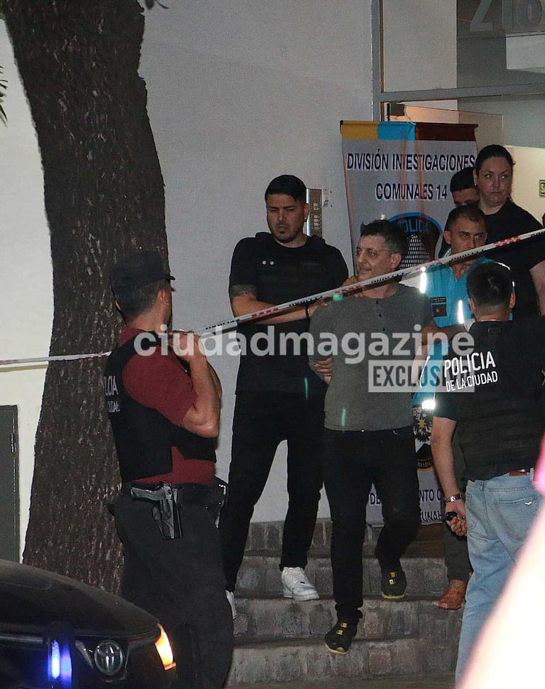 La detención de Leandro García Gómez (Foto: Movilpress)