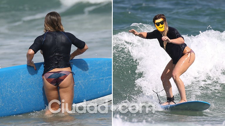 La diosa que se animó al surf en el impetuoso mar de Hawaii
