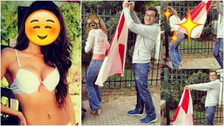 La diosa que se cambió en la calle en medio de una producción de fotos (Fotos: Instagram)