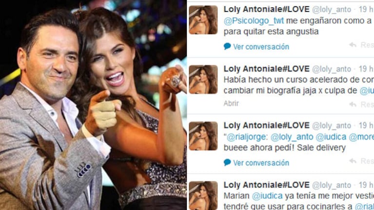 La divertida catarsis tuitera de Loly Antoniale al quedarse afuera de La cocina del show. (Fotos: Ideas del Sur y Twitter)
