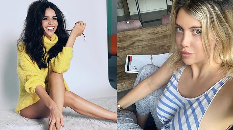 La divertida chica de Zaira a Wanda Nara por su selfie en pleno home working: Veo muy en blanco esa agenda