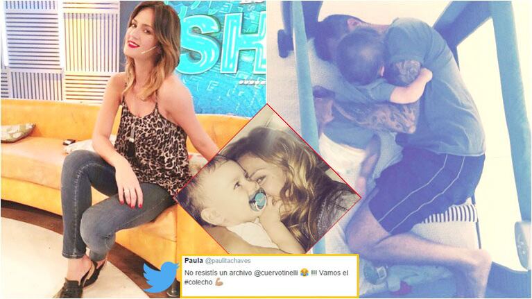 La divertida chicana de Paula Chaves a Marcelo Tinelli (Fotos: Instagram)