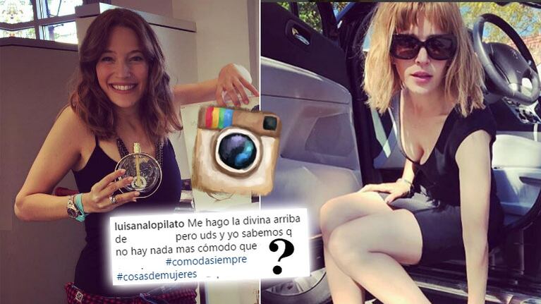 La divertida confesión femenina de Luisana Lopilato.