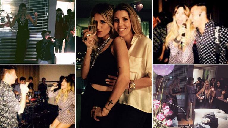 La divertida fiesta de cumpleaños de Mica Tinelli. (Foto: Twitter e Instagram)